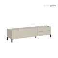 Minimal TV Stand with 1 Compartment and 2 Drawers for Living Room 160x42x40 Solaria Promotion