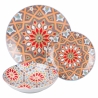 18-Piece Exotic Style Porcelain Dinnerware Set - Casablanca Pattern On Sale