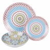 18-Piece Exotic Style Porcelain Dinnerware Set - Casablanca Pattern Sale