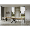 Volantis Evolution Extendable Dining Table, Modern Industrial Design, 90×160-420 Discounts