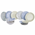 18-Piece Natural Style Porcelain Dinnerware Set - Spring City Promotion