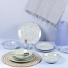 18-Piece Natural Style Porcelain Dinnerware Set - Spring City On Sale