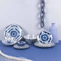 The Blue Japanese Oriental Style 18-Piece Dinnerware Set Model