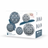 18-Piece Dinnerware Set in Mediterranean Design Porcelain Paxos Model