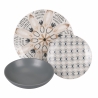 18-Piece Boho-Bohemian Porcelain Dinnerware Set On Sale
