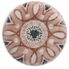 18-Piece Boho-Bohemian Porcelain Dinnerware Set Measures
