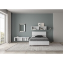 Queen Bed 120x200 with Storage and High Headboard Demas Sale