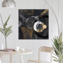 Abstract Black and Gold Canvas Print - Canone Arturo Armenti On Sale