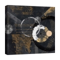 Abstract Black and Gold Canvas Print - Canone Arturo Armenti Promotion