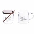 Victionary Glass Creamer and Sugar Bowl Set with Spoon and Lid, 320 ml Promotion