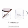 Victionary Glass Creamer and Sugar Bowl Set with Spoon and Lid, 320 ml Sale