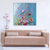 Colorful Floral Canvas Print Pick of the Day by Nel Whatmore Sale