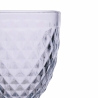 Set of 6 Clear Glass Goblets with Classic Design Madame Sale
