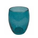 Set of 6 Blue Table Glasses for Water in Blown Glass Acapulco Ocean Offers