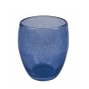 Set of 6 Blue Table Glasses for Water in Blown Glass Acapulco Ocean Sale