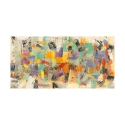 Modern Abstract Canvas Print "Rivoluzione colorata" by Lucas Offers