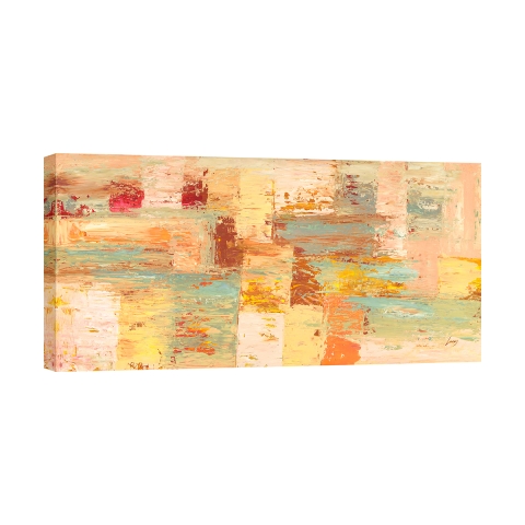 Modern Abstract Canvas Art "Vibrazioni d'estate" by Lucas Promotion