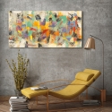 Modern Abstract Canvas Print "Rivoluzione colorata" by Lucas On Sale