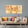 Modern Abstract Canvas Art "Vibrazioni d'estate" by Lucas Sale