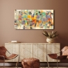 Modern Abstract Canvas Print "Rivoluzione colorata" by Lucas Sale