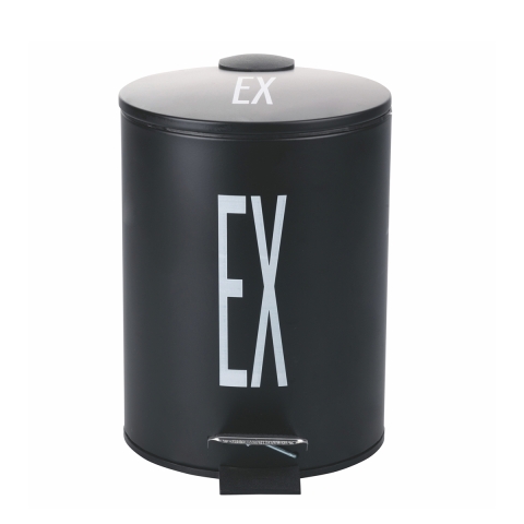 3l kitchen trash can with pedal removable bucket black Ex Bigismore Promotion