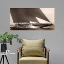 Vintage J Class Sailboat Print, 1934 by Edwin Levick Sale