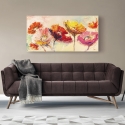 Colorful Floral Canvas Print "Nel vento" by Luigi Florio Sale