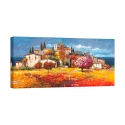 Canvas Print Landscape Countryside Borgo sul Mare by Luigi Florio Promotion