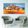 Canvas Print Landscape Countryside Borgo sul Mare by Luigi Florio Sale