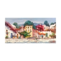 Canvas Print Mediterranean Country Seascape Boats by Luigi Florio Offers