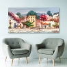 Canvas Print Mediterranean Country Seascape Boats by Luigi Florio On Sale