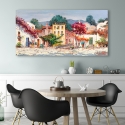 Canvas Print Mediterranean Country Seascape Boats by Luigi Florio Sale