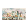 Modern Urban Landscape Canvas Print - Colors of Manhattan by Luigi Florio Offers