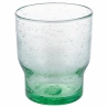 Set of 6 Handmade Green Glass Water Tumblers - Unico Greenery Collection Sale