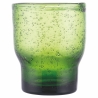 Set of 6 Handmade Green Glass Water Tumblers - Unico Greenery Collection Model