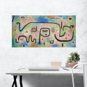 Colorful Abstract Canvas Print Insula Dulcamara by Paul Klee Sale