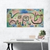 Colorful Abstract Canvas Print Insula Dulcamara by Paul Klee Sale