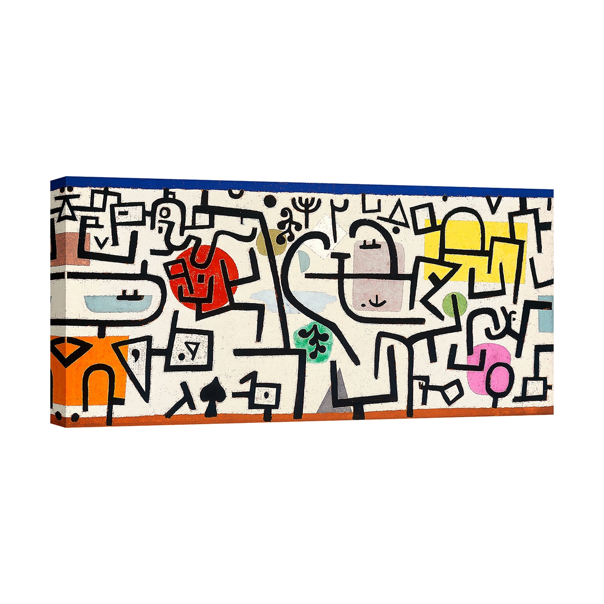 Abstract Art Print on Canvas "Rich Harbour" by Paul Klee Promotion