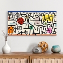 Abstract Art Print on Canvas "Rich Harbour" by Paul Klee On Sale