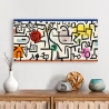 Abstract Art Print on Canvas "Rich Harbour" by Paul Klee On Sale