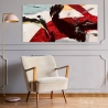 Modern Contemporary Abstract Print on Canvas Ride the Tiger Jim Stone On Sale