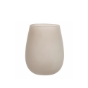 Set of 6 Grey 600ml Drop-Shaped Table Glasses - Happy Hour Stones Sale