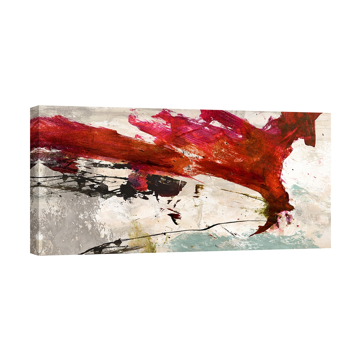 Abstract Canvas Print - "Colors Rumbling" by Jim Stone Promotion