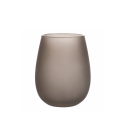 Set of 6 Grey 600ml Drop-Shaped Table Glasses - Happy Hour Stones Discounts