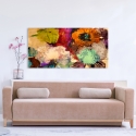 Floating Flowers Abstract Floral Canvas Print by Jim Stone Sale