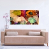 Floating Flowers Abstract Floral Canvas Print by Jim Stone Sale