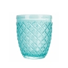 Set of 6 Castle Ocean Blue Transparent Glass Table Tumblers Discounts