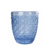 Set of 6 Castle Ocean Blue Transparent Glass Table Tumblers Choice Of