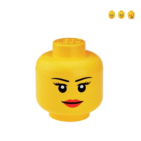 Large storage container shaped like a head LEGO Storage Head L Promotion