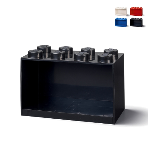 Stackable brick container LEGO Brick Shelf 8 bottoncini Promotion